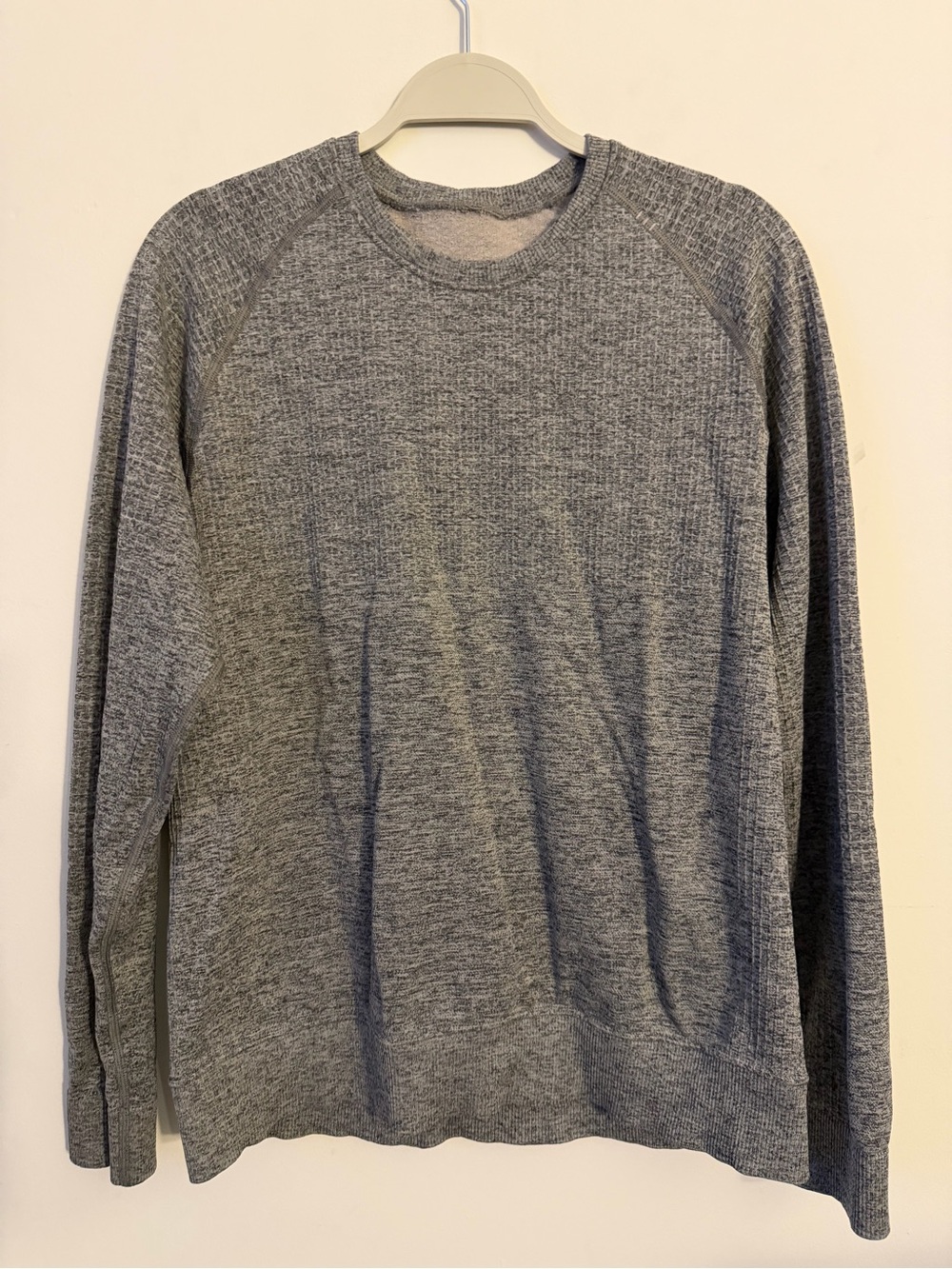 lululemon athletica Men's Heather Gray Crewneck Sweater